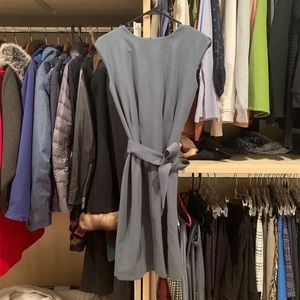 Brooks Brother gray mid-length work dress